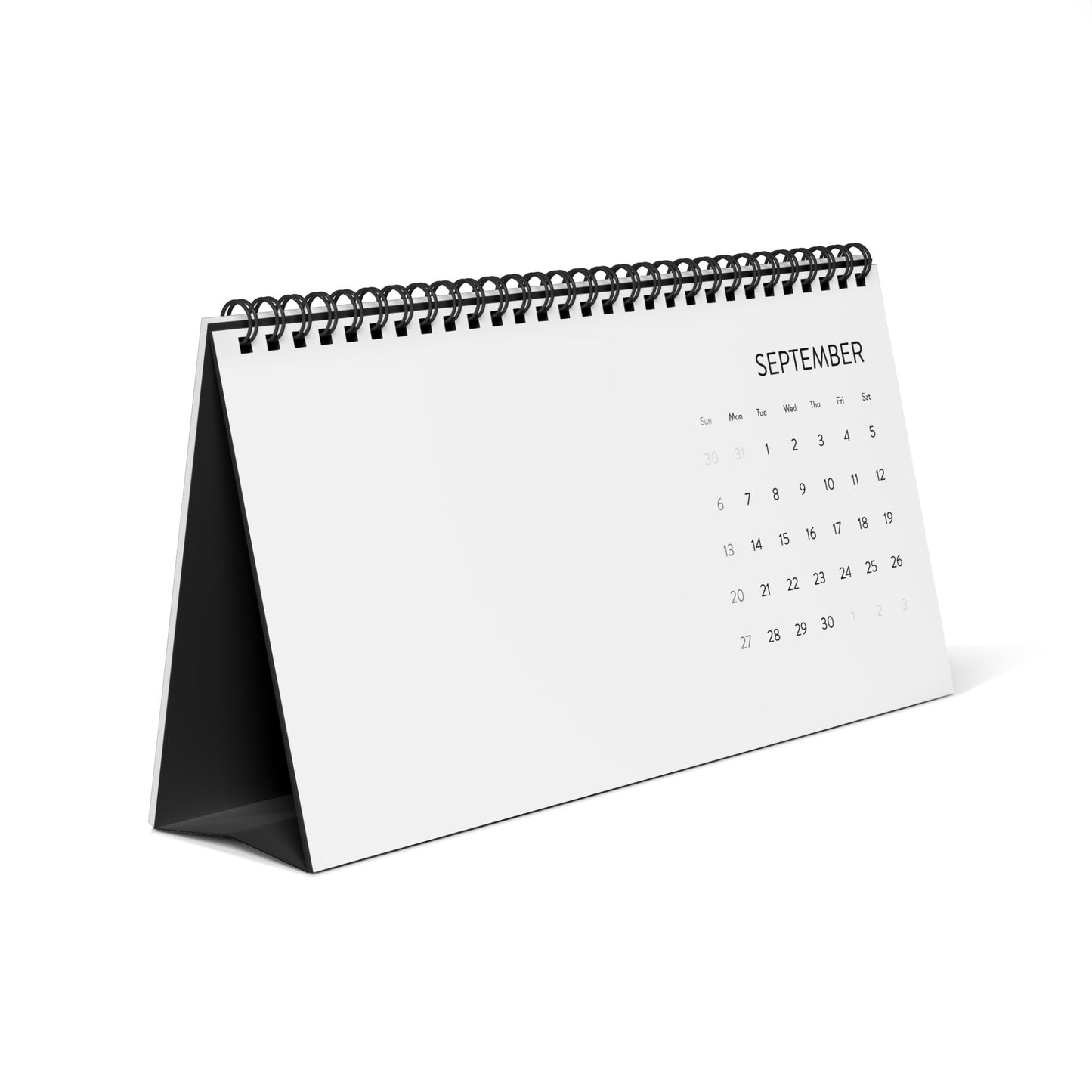 Desktop Calendar (2026 grid) - Global Leisure