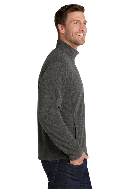Port Authority® Heather Microfleece Full-Zip Jacket - Megamaster