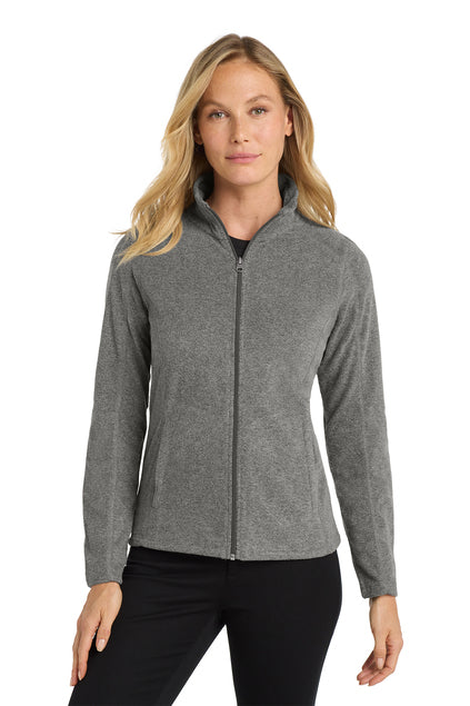 Port Authority® Women's Heather Microfleece Full-Zip Jacket - Megamaster