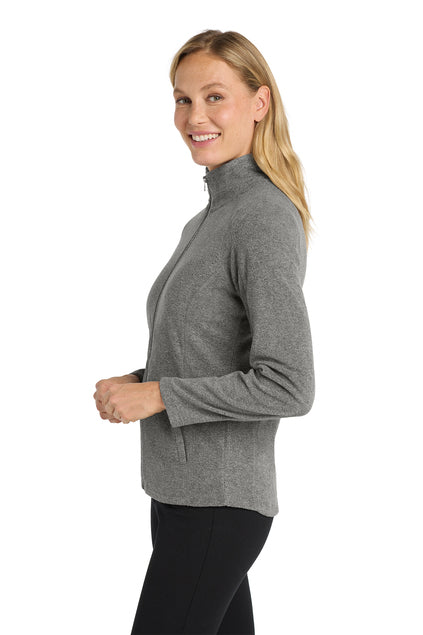 Port Authority® Women's Heather Microfleece Full-Zip Jacket - Megamaster