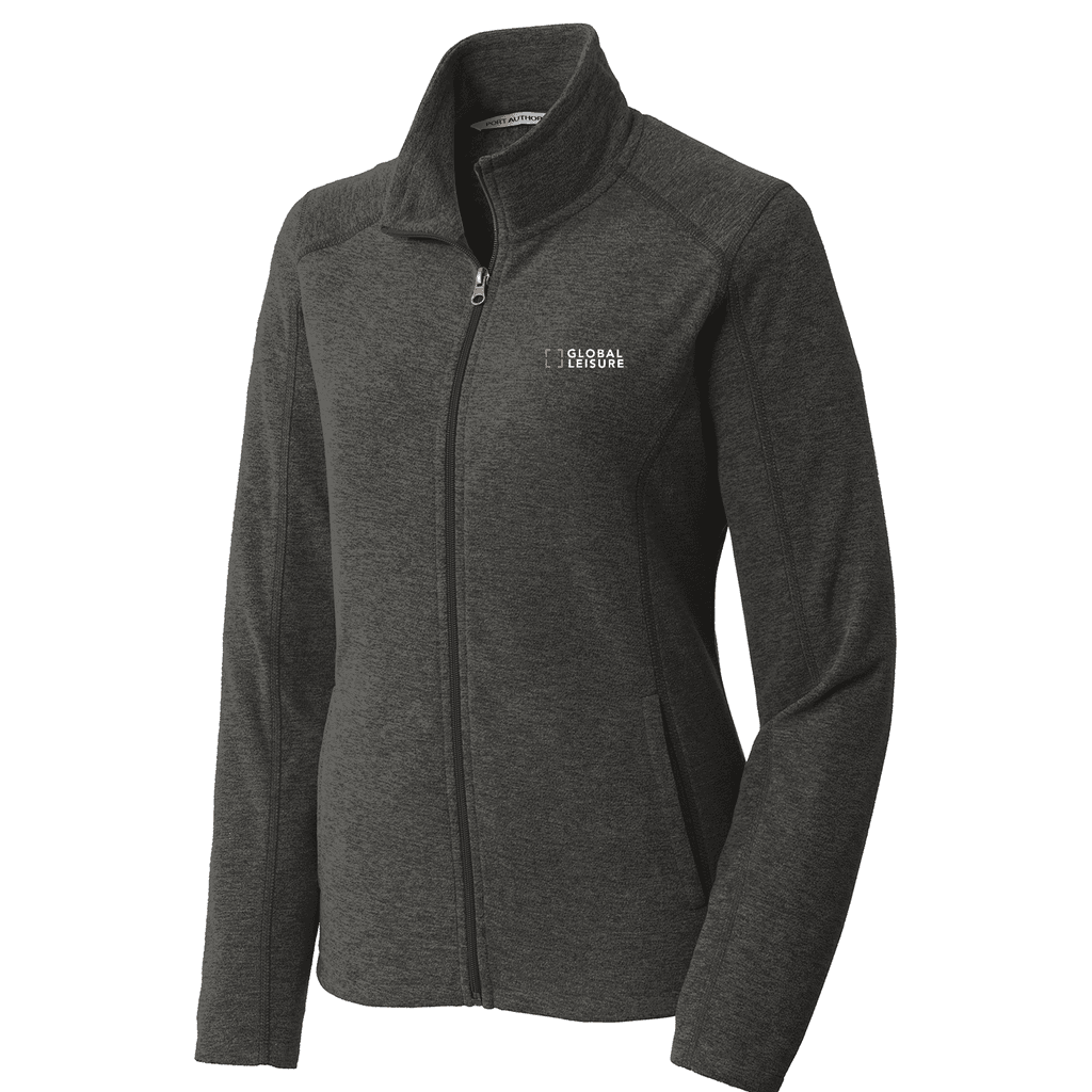 Port Authority® Women's Heather Microfleece Full-Zip Jacket - Global Leisure