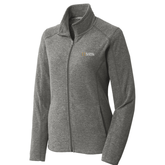 Port Authority® Women's Heather Microfleece Full-Zip Jacket - Global Leisure