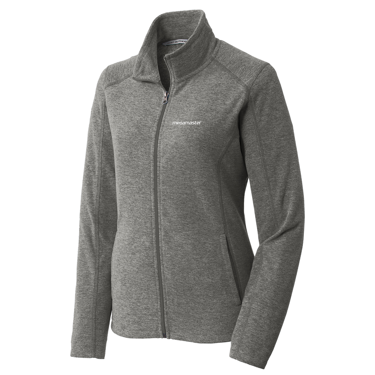 Port Authority® Women's Heather Microfleece Full-Zip Jacket - Megamaster