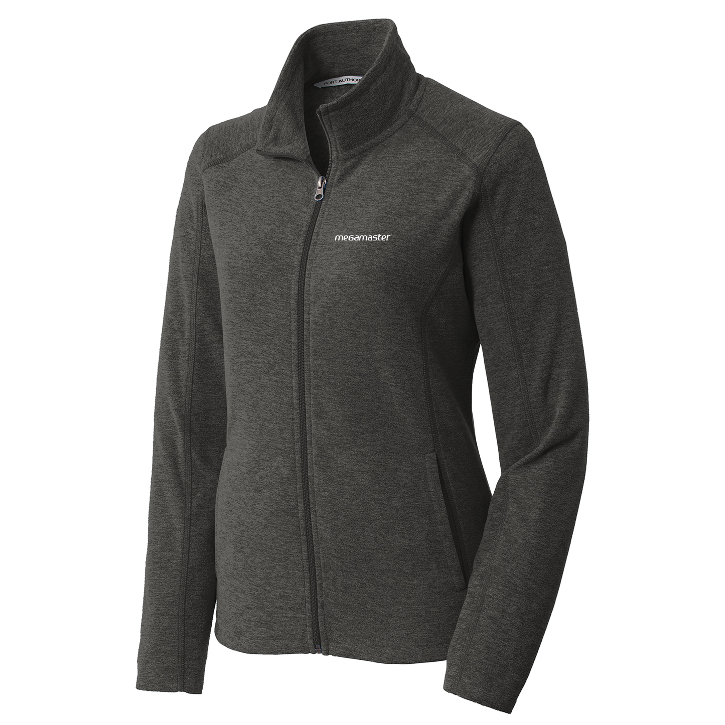 Port Authority® Women's Heather Microfleece Full-Zip Jacket - Megamaster