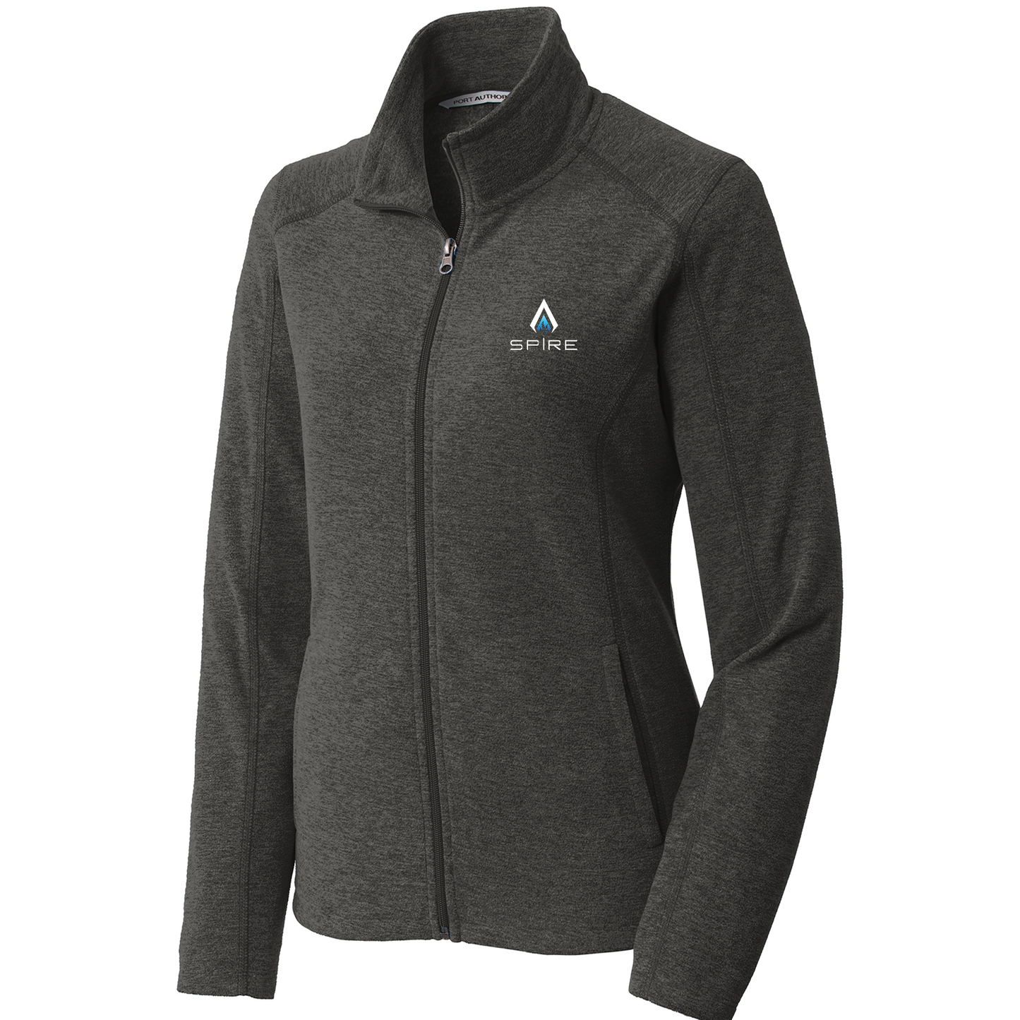 Port Authority® Women's Heather Microfleece Full-Zip Jacket - Spire