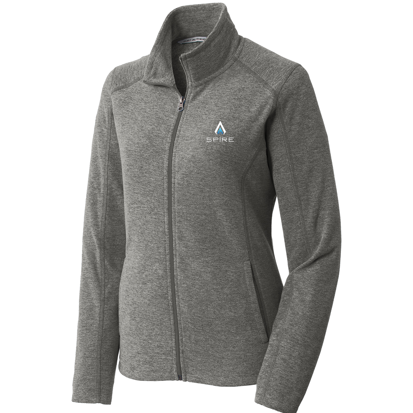 Port Authority® Women's Heather Microfleece Full-Zip Jacket - Spire